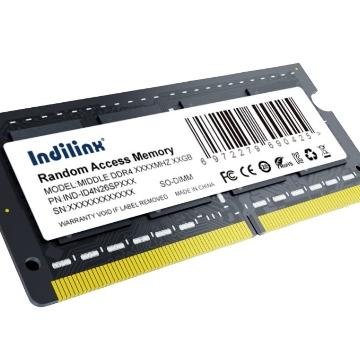 Оперативная память Indillinx, DDR4, 16GB (1x16 GB), 3200 MHz, CL22, SO-DIMM