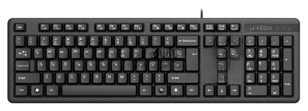 Клавиатура проводная A4Tech KR-3, USB, черный