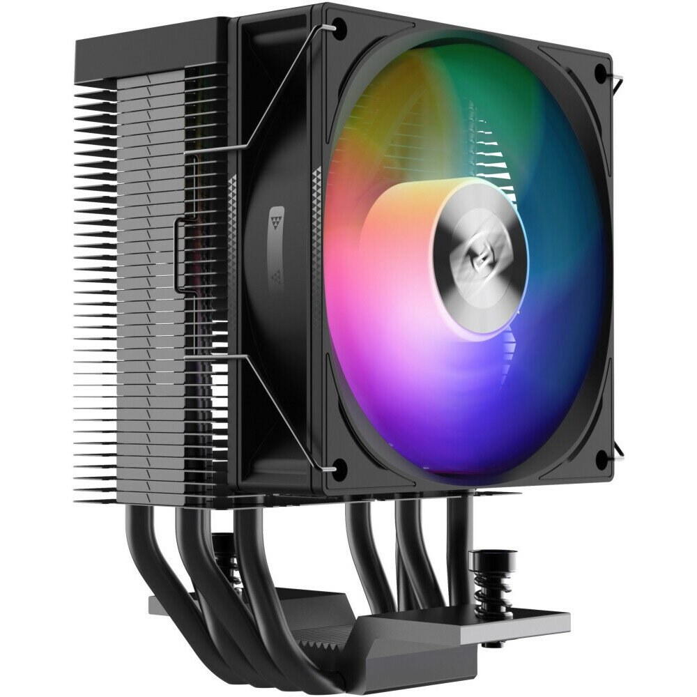 Кулер PCCooler R400 ARGb черный 92мм алюминий+медь 2200r m 30db 4-pin 180W 133мм