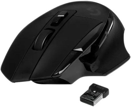 Мышь беспроводная Logitech G502 X LIGHTSPEED черный, 25600 dpi, радиоканал, USB, кнопки - 13