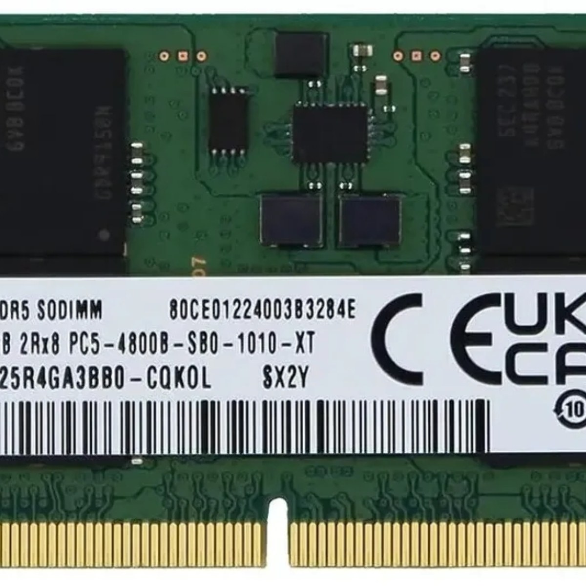 Оперативная память Samsung, DDR5, 32GB (1x32GB), 4800MHz, CL40, SO-DIMM