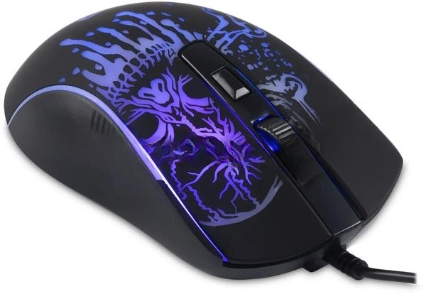 Мышь проводная Oklick 702G черный, 3600 dpi, USB, кнопки - 4