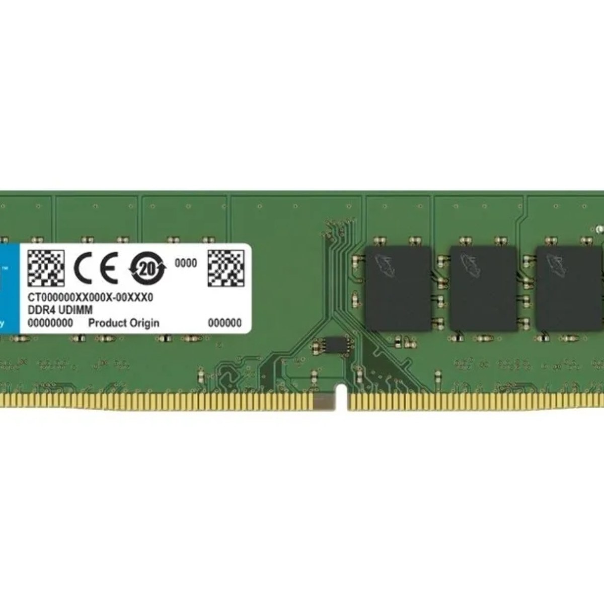 Оперативная память Crucial, DDR4, 16GB (1x16 GB), 3200 MHz, CL22, UDIMM