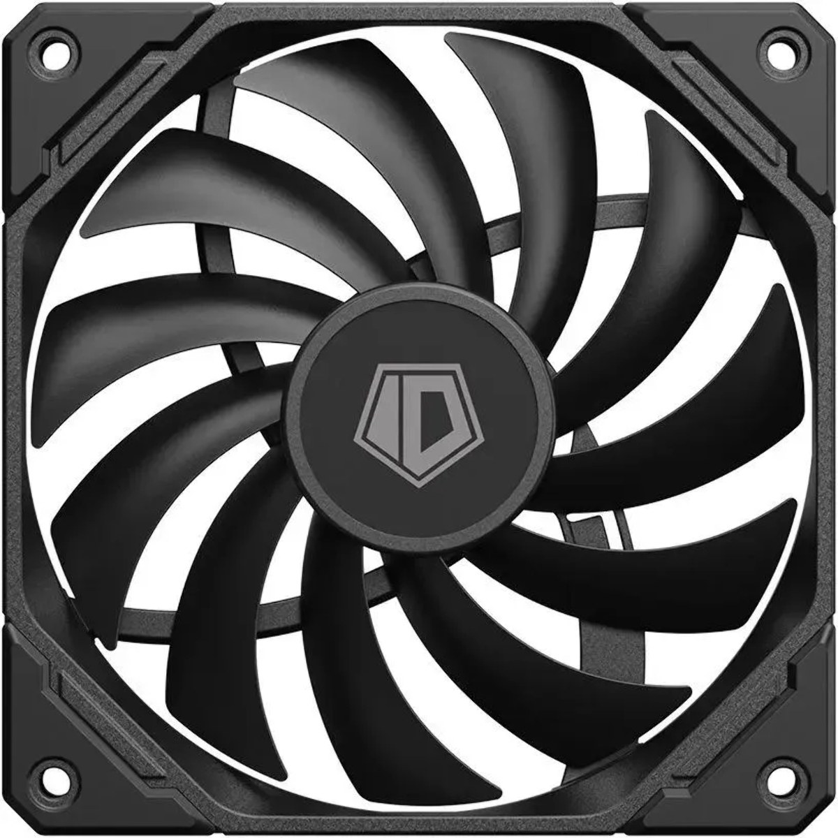 Вентилятор для корпуса ID-Cooling TF-12015-K черный, 120 мм, 2200 об/мин, 32.3 дБ, 4 pin
