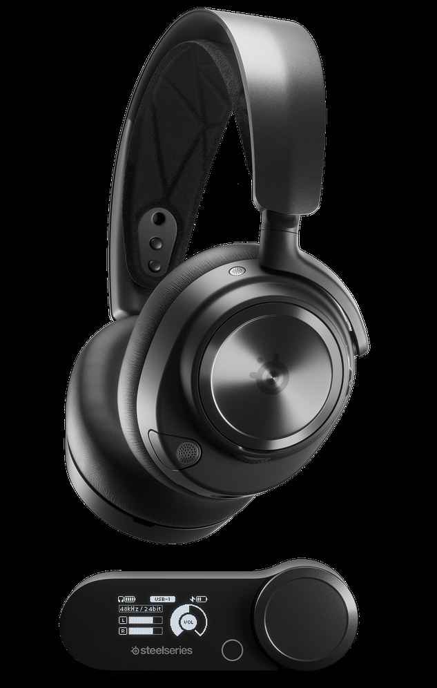 Гарнитура SteelSeries Arctis Nova Pro чёрный, проводная, USB