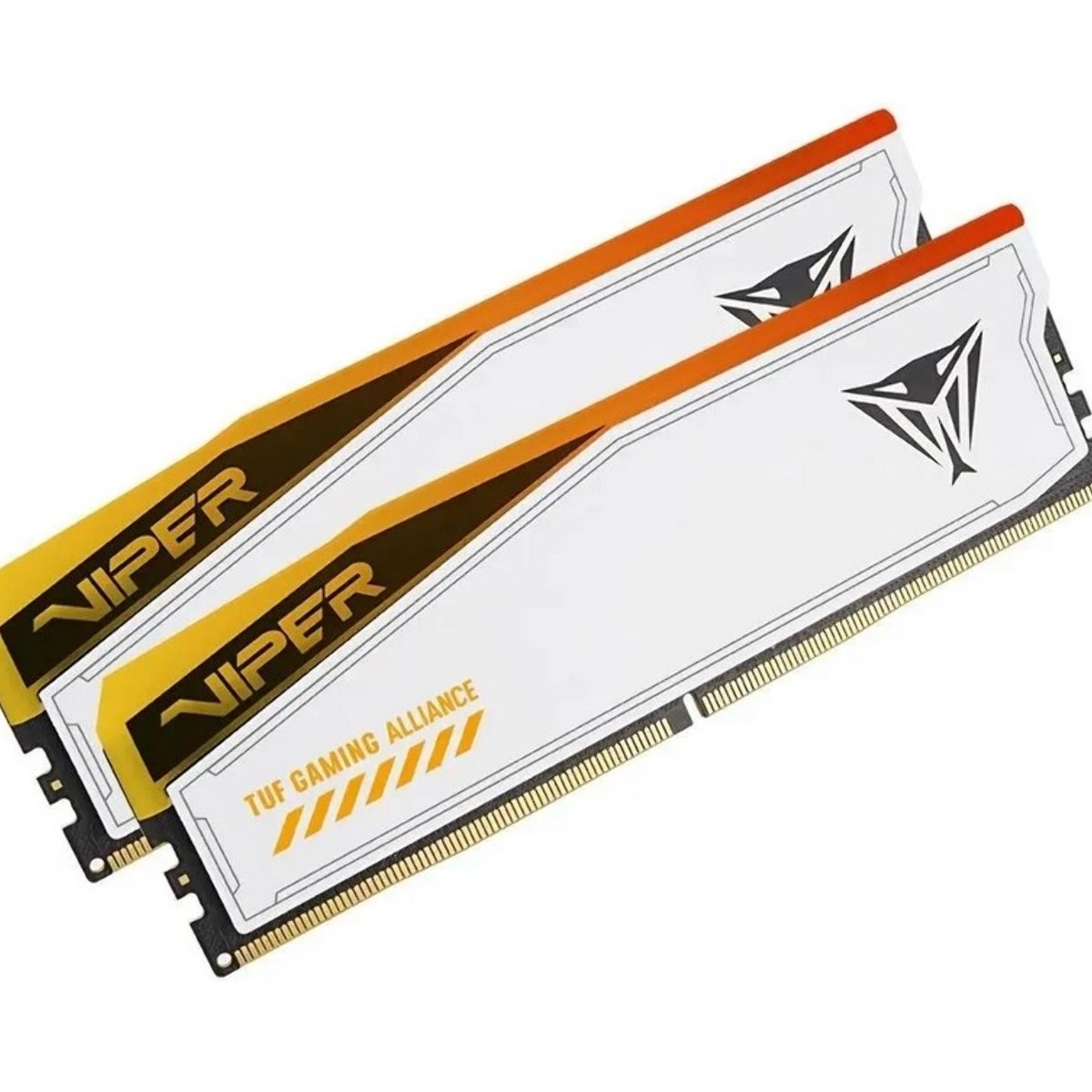 Оперативная память Patriot Viper Elite 5 TUF Gaming, DDR5, 32Gb (2x16 GB), 6000 MHz, CL36, DIMM, радиатор, RGB, белый