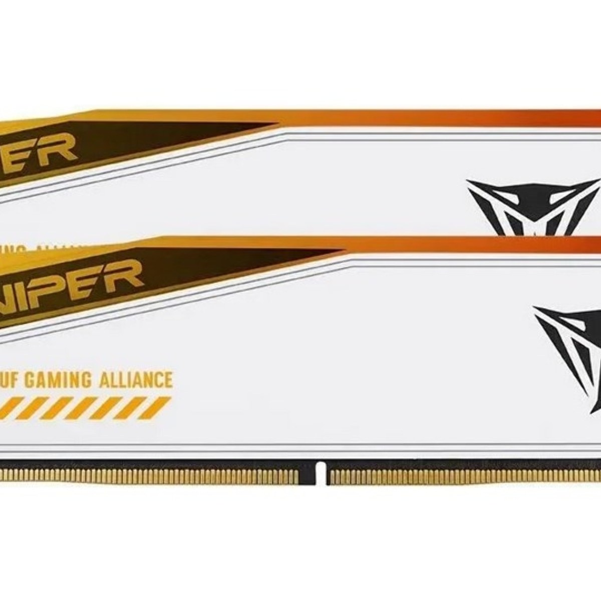 Оперативная память Patriot Viper Elite 5 TUF Gaming, DDR5, 48GB (2x24 GB), 6000 MHz, CL36, DIMM, радиатор, RGB, белый