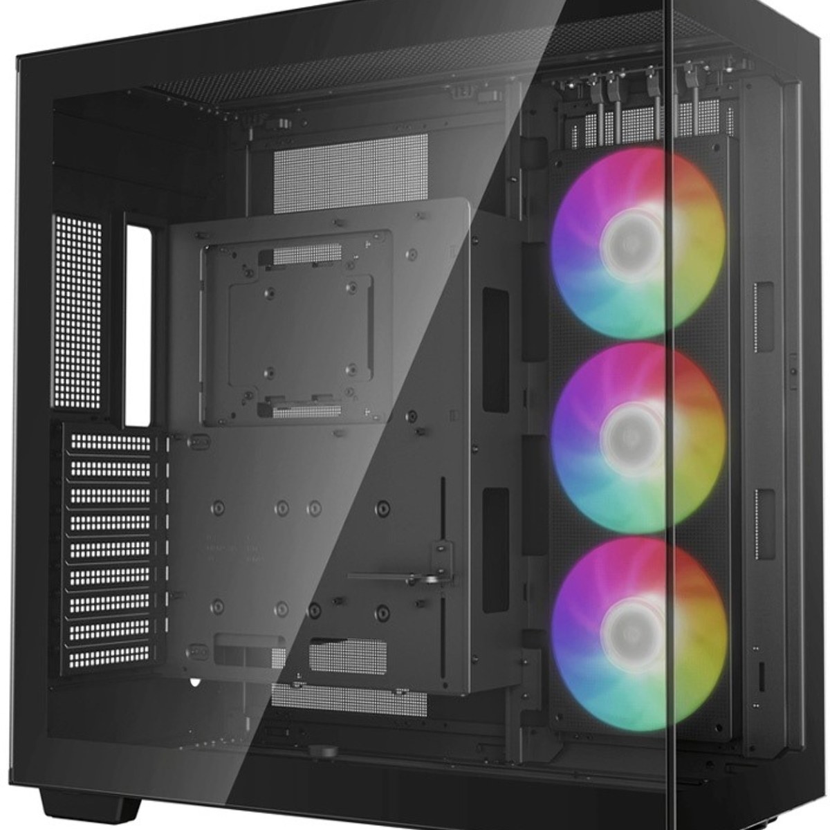 Компьютерный корпус Deepcool CH780 черный (ATX, без БП, ARGb, 4xUSB3.2 Type-A + USB3.2 Type-C) (R-CH780-BKADE41-G-1) MidiTower