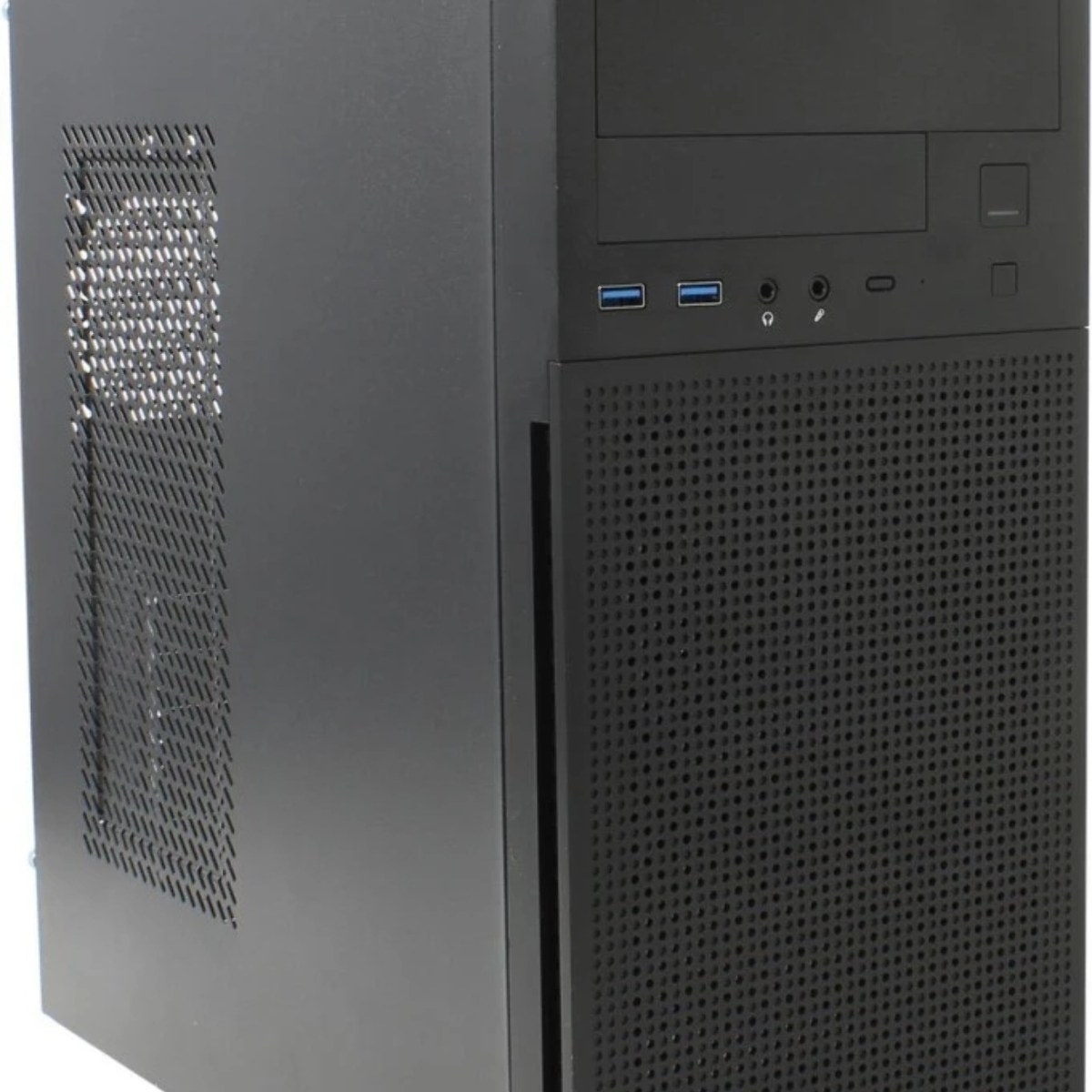Компьютерный корпус MidiTower Powerman DA815BK черный PMP-500ATX-F 2*USB 3.0 ATX