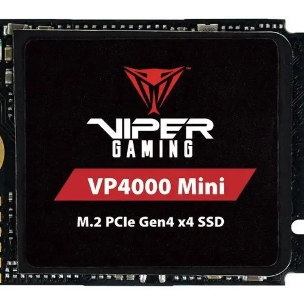 Накопитель SSD Patriot VP4000 Mini, 1Tb, PCIe 4.0 x4, M.2 2230, NVMe, R/W 5000/3500, с радиатором