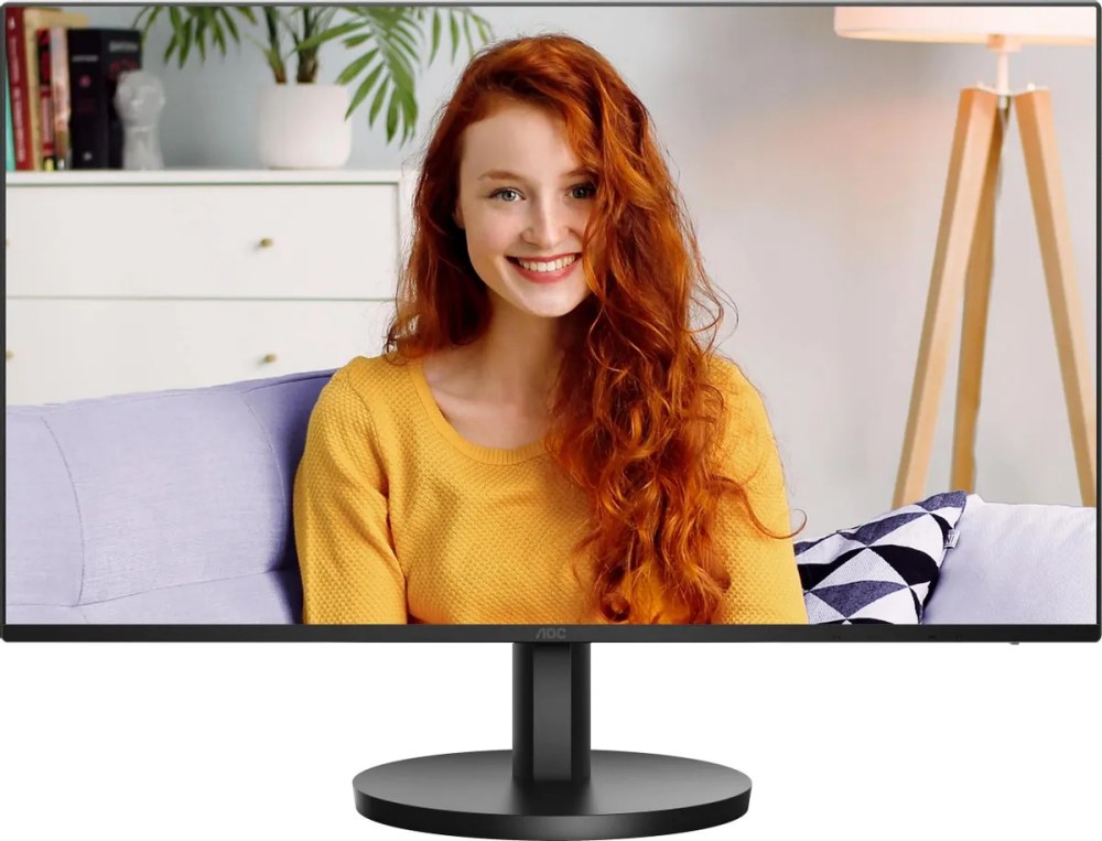 Монитор 27" AOC Basic-Line 27B3HA2 IPS 1920x1080, 100 Гц, 1 мс, 16:9, 250 кд/м2, 1xHDMI, VGA, 1x3.5 мм, черный