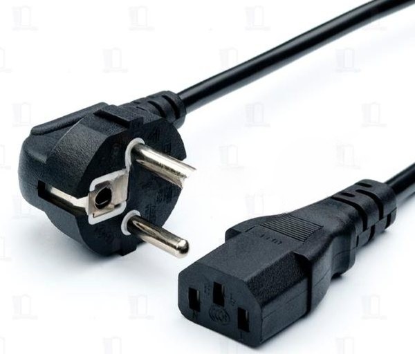 Кабель питания GoPower CEE 7/7-C13 3.0M 00-00027328 черный