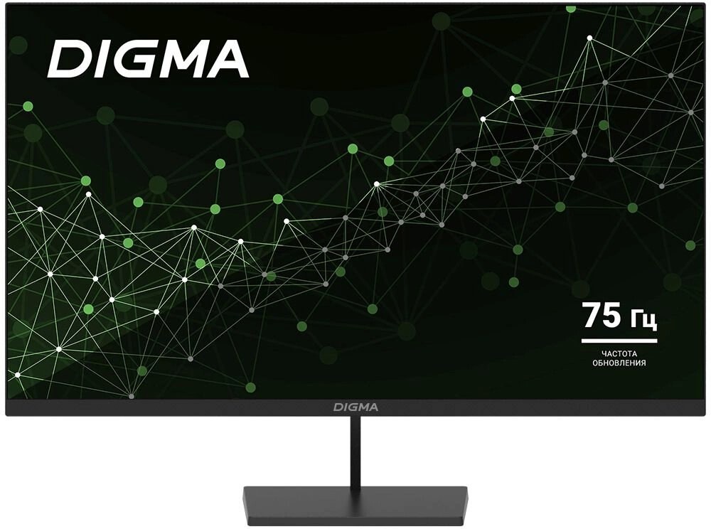Монитор 31.5" Digma Progress 32P501Q IPS 2560x1440, 75 Гц, 4 мс, 16:9, 300 кд/м², 2xHDMI, 1xDP, 1x3.5 мм, черный