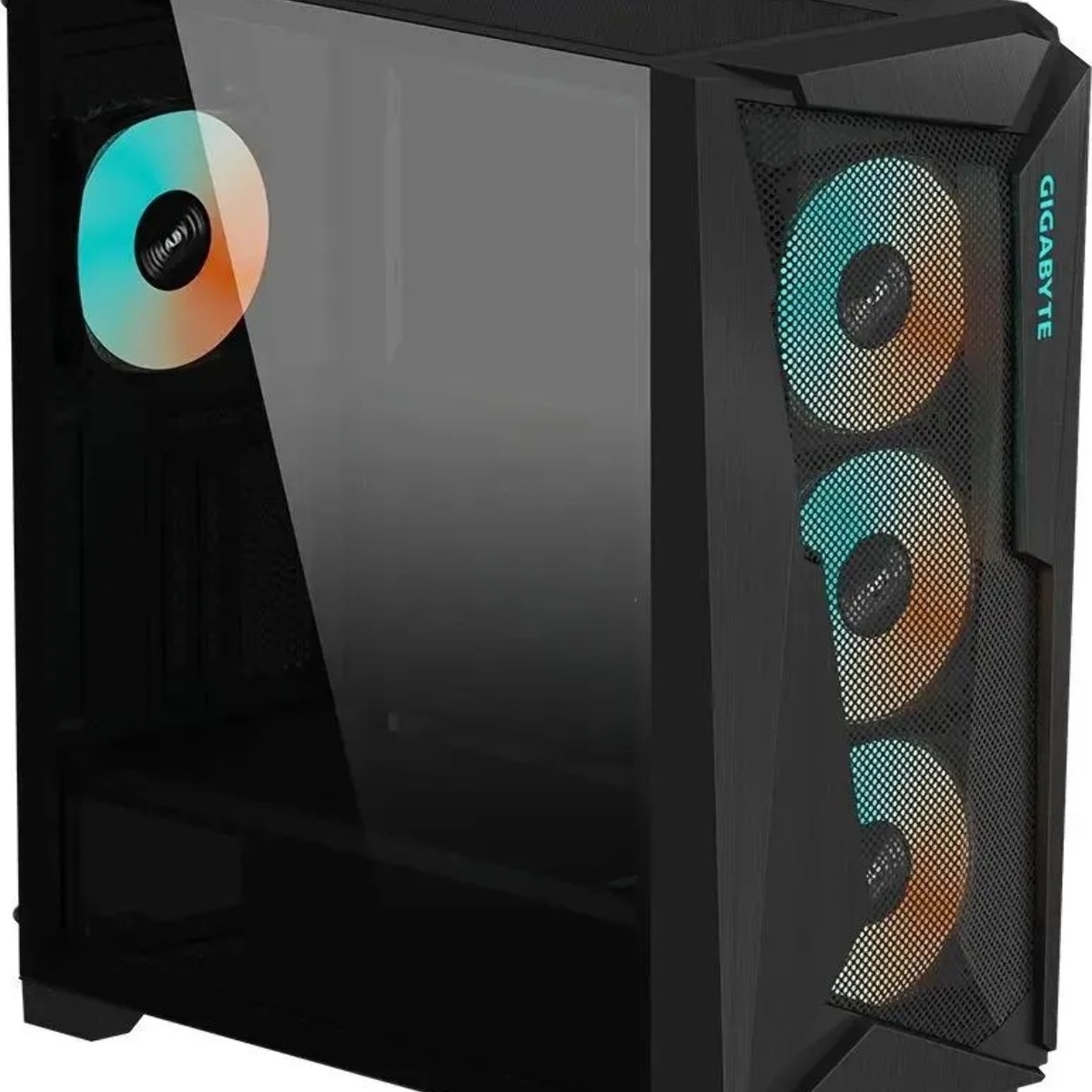 Компьютерный корпус Gigabyte C301G черный без БП ATX 4x120мм 4x140мм 2xUSB 3.0 audio bott PSU