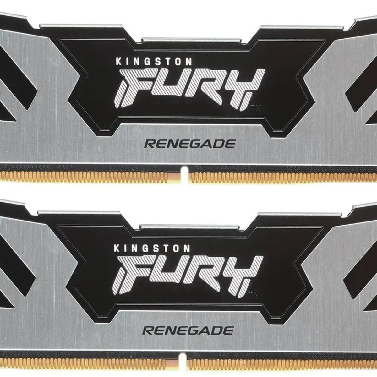 Оперативная память Kingston Fury Renegade, DDR5, 32Gb (2x16Gb), 7200MHz, CL38, DIMM, с радиатором, серебристый/черный