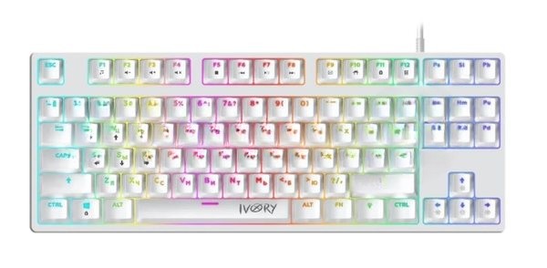 Клавиатура проводная Defender IVORY GK-579 USB белая