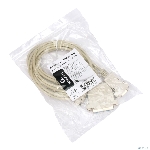Кабель 0-модемный Cablexpert CC-140-6-N универсальный, 25F+9F/25F+9F, 1.8м, пакет