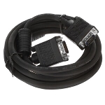 Кабель VGA Pro Cablexpert CC-PVGA-3M, 15M/15M, 3.0м, экран, феррит. кольца, пакет