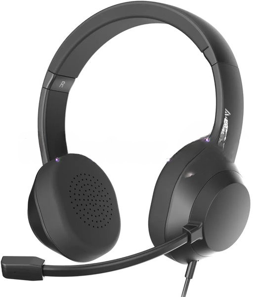 Гарнитура A4Tech Fstyler FH150U чёрный, проводная