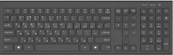 Клавиатура беспроводная Acer OKR300 черный USB (ZL.KBDEE.014)