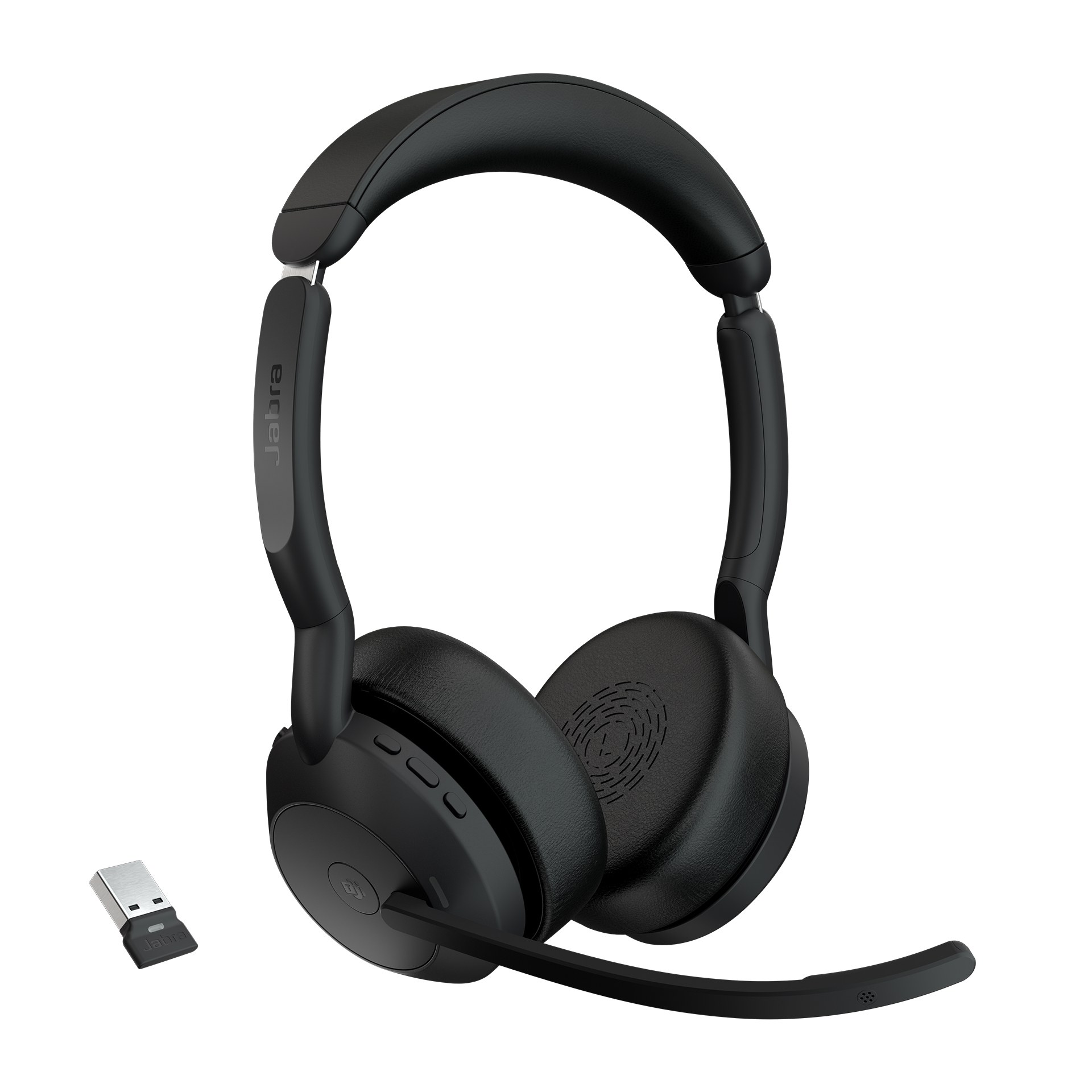 Гарнитура Jabra Evolve2 55 чёрный, беспроводная, Bluetooth, до 16 ч