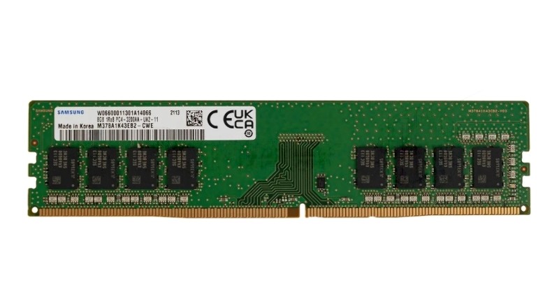 Оперативная память Samsung, DDR4, 8GB (1x8GB), 3200MHz, CL21, DIMM, OEM