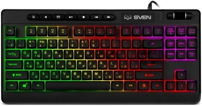 Клавиатура SVEN KB-G8200 проводная, USB Type-A, чёрный