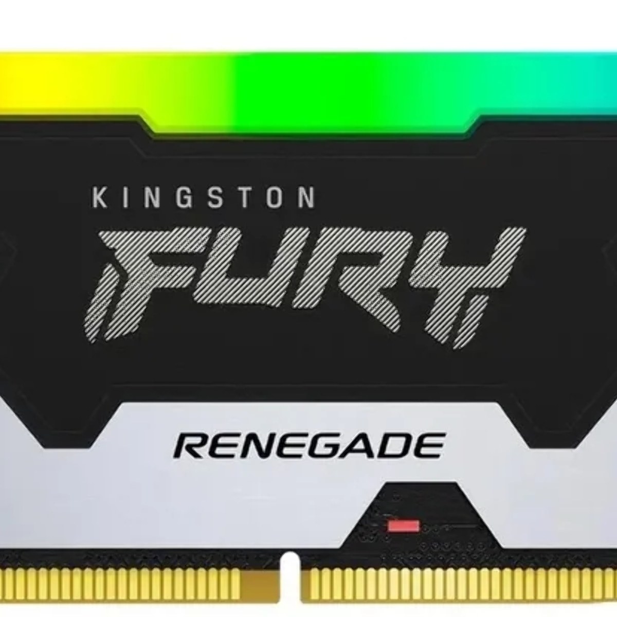 Оперативная память Kingston Fury Renegade RGB, DDR5, 24GB (1x24 GB), 7200 MHz, CL38, радиатор, RGB, серебристый