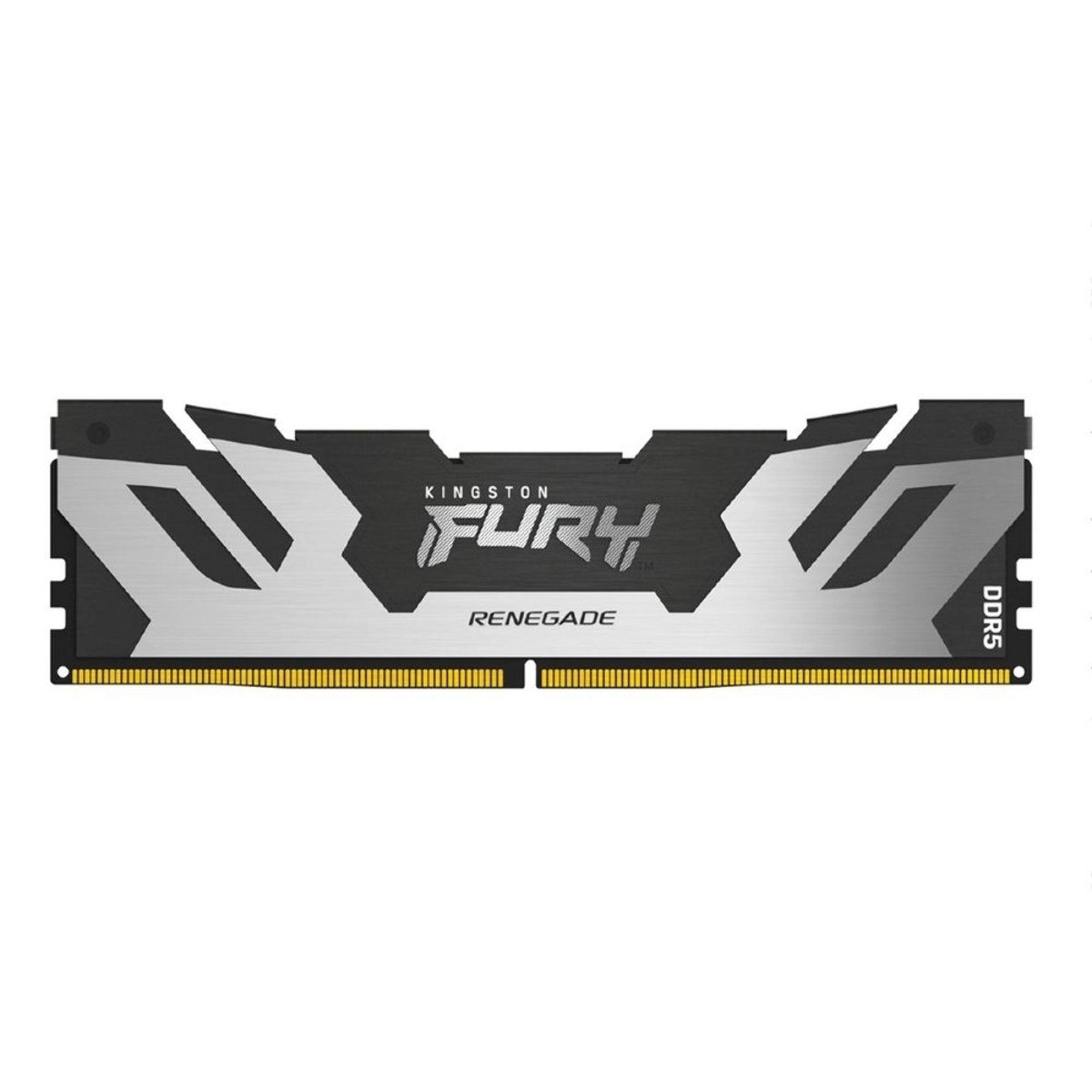 Оперативная память Kingston Fury Renegade, DDR5, 48Gb (1x48Gb), 6400MHz, CL32, DIMM, с радиатором, серебристый/черный