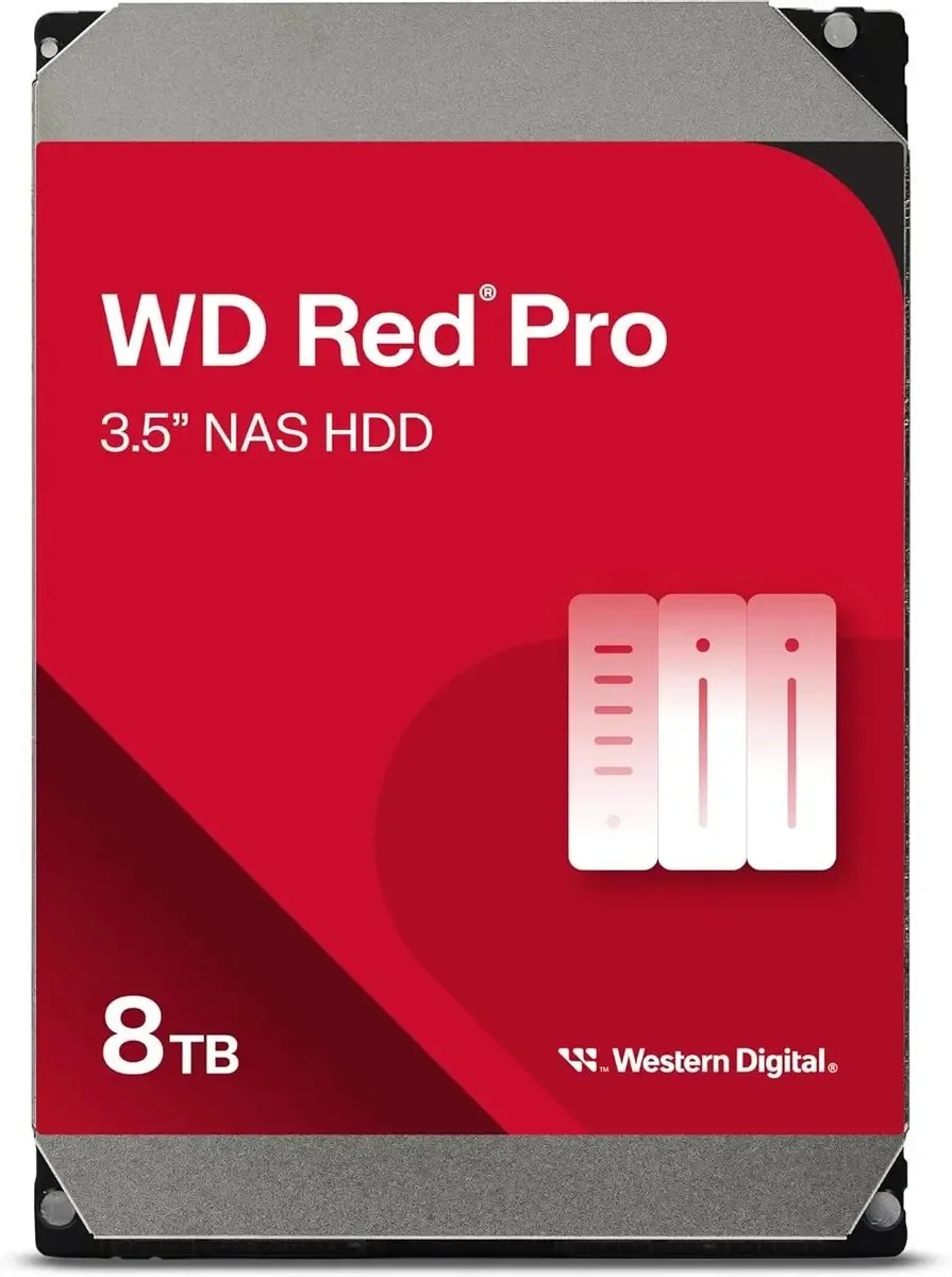 Жесткий диск WD SATA-III 8Tb WD8005FFBX NAS Red Pro (7200rpm) 256Mb 3.5"