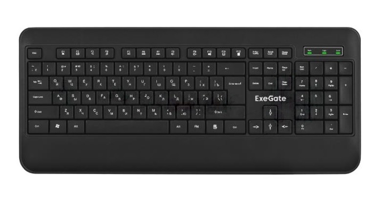 Клавиатура проводная ExeGate Professional Standard LY-E5500M, USB, черный