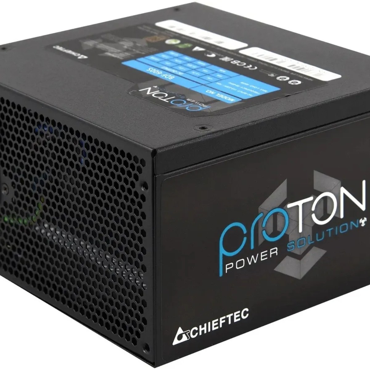 Блок питания Chieftec Proton BDF-600S-Bulk, 600Вт, 80 PLUS Bronze, Active PFC, 120мм, черный