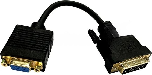 Переходник Buro DVI-D (m) VGA (f) 0.23м (BU-DVI-VGA) черный