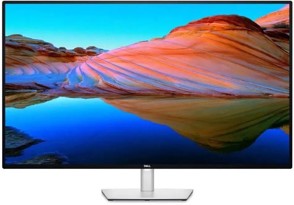 Монитор 43" Dell UltraSharp U4323QE IPS 3840x2160, 76 Гц, 5 мс, 16:9, 350 кд/м², 2xHDMI, 2xDP, 1xUSB-C, 2x8 Вт, серебристый