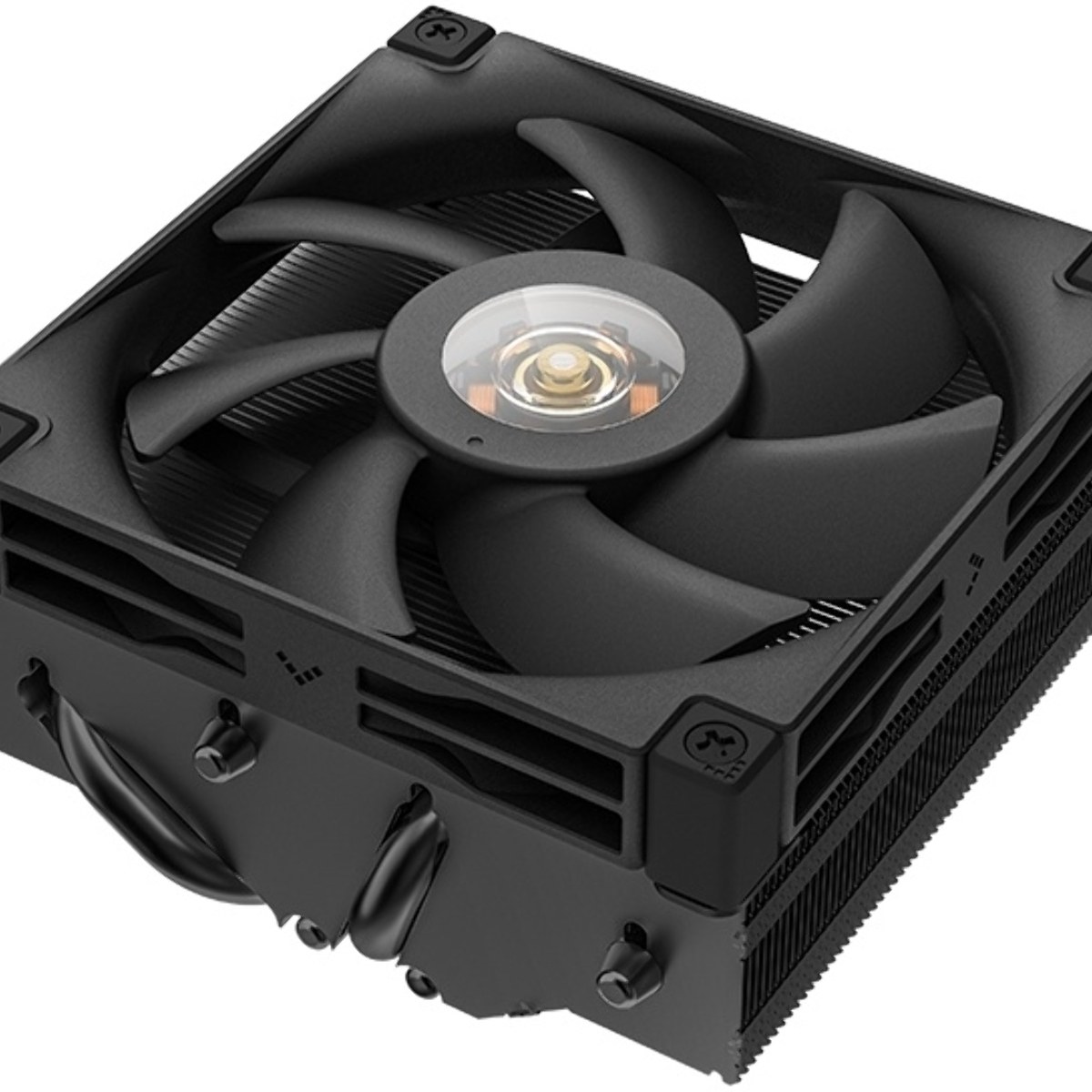 Кулер для процессора DEEPCOOL AN400 черный, 92 мм, алюминий/медь, 2950 об/мин, 23.2 дБ, 4 pin, 150 Вт, 52.5 мм