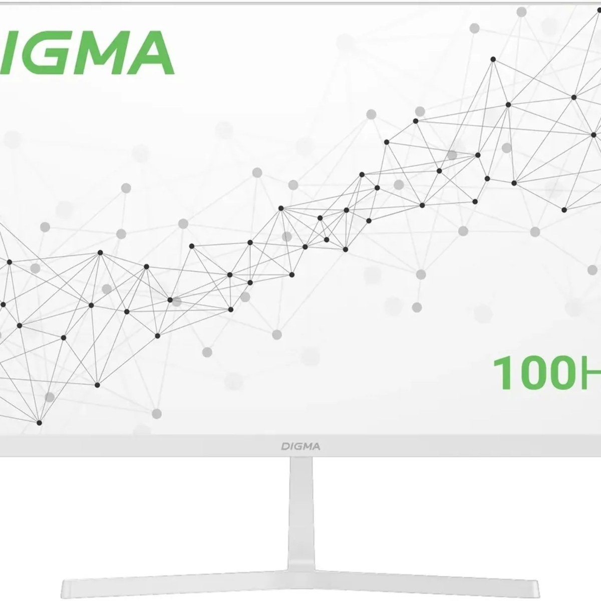 Монитор 21.5" Digma Progress 22A502F VA 1920x1080, 100 Гц, 5 мс, 16:9, 250 кд/м², 1xHDMI, 1xDP, 1xVGA, 2x1 Вт, белый