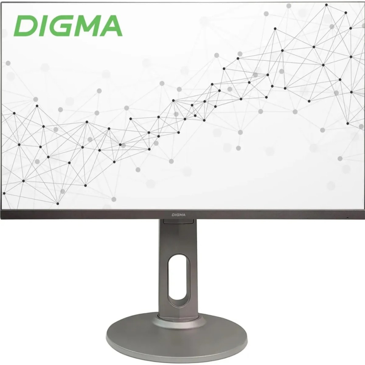 Монитор 27" Digma Progress 27P705Q IPS 2560x1440, 75 Гц, 5 мс, 16:9, 300 кд/м2, 2xHDMI, 1xDP, 1x3.5 мм, черный/серебристый