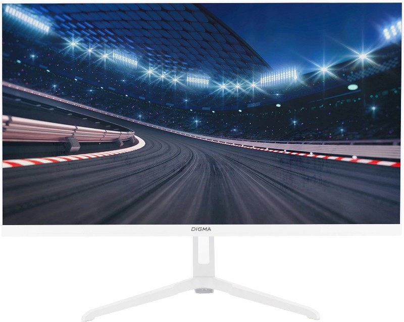 Монитор 23.8" Digma Overdrive 24P410F IPS 1920x1080, 200 Гц, 1 мс, 16:9, 300 кд/м², HDMI, DisplayPort, FreeSync, G-Sync Compatible, HDR, Flicker Free, Low Blue Light, белый