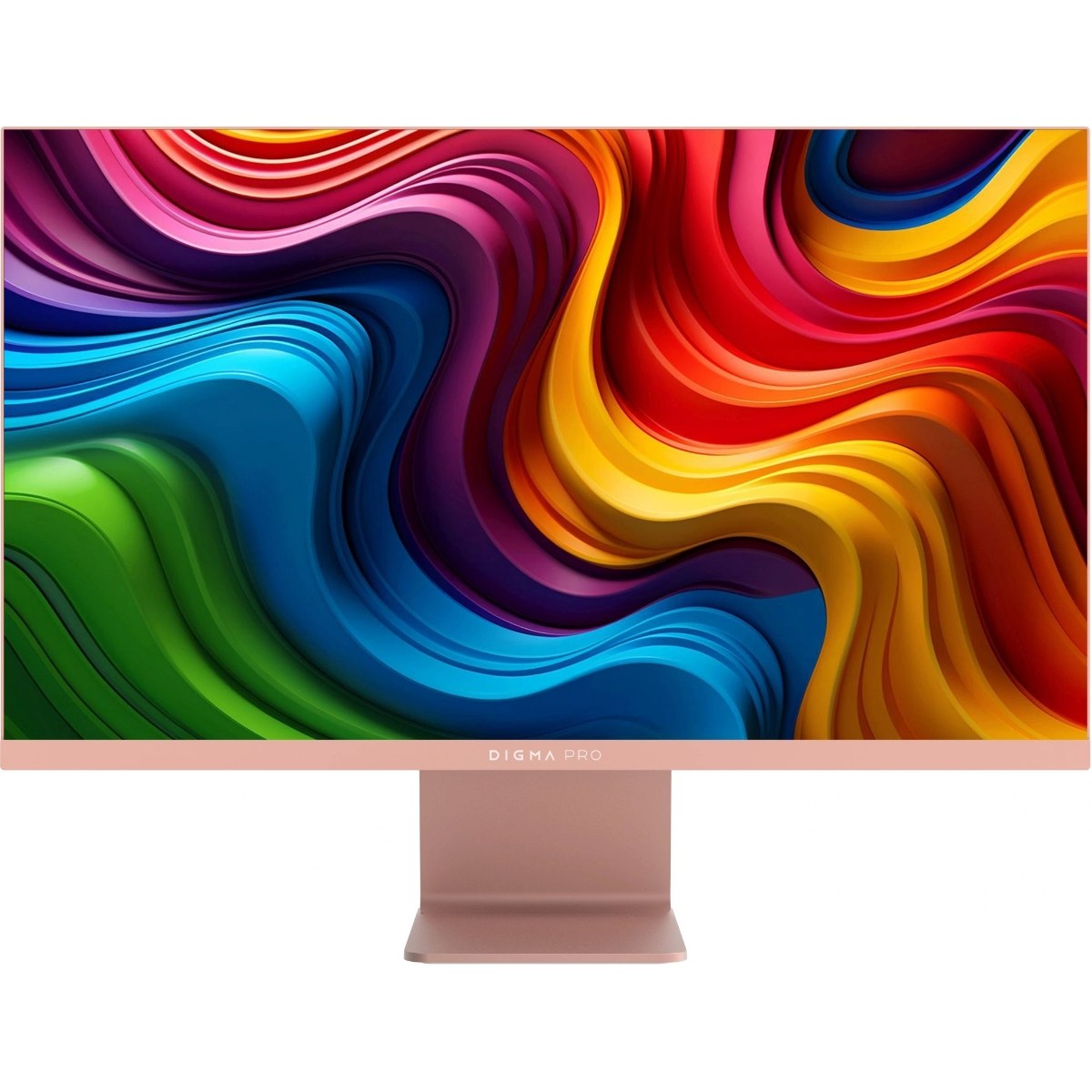 Монитор 27" DIGMA PRO Art L IPS 2560x1440, 165 Гц, 5 мс, 16:9, 300 кд/м², 1xHDMI, 1xDP, 1xUSB-C, 2x2 Вт, розовое золото