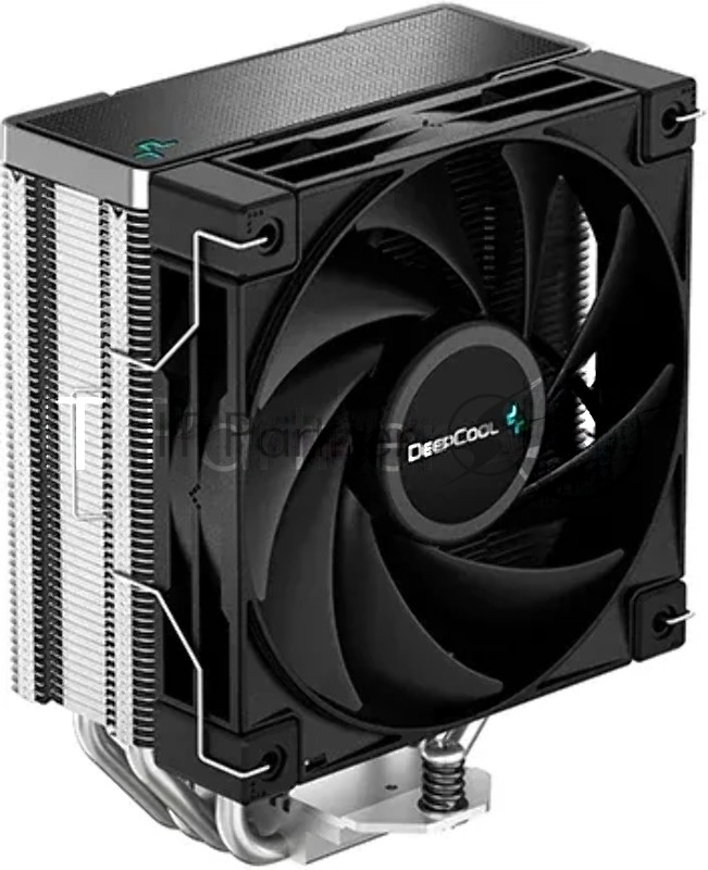 Кулер DEEPCOOL AK400 260W LGA1700/1200/115X/AM4 (18шт/кор, TDP , PWM, Fan 120мм, 4 тепл. трубки, черный) RET <AK400>