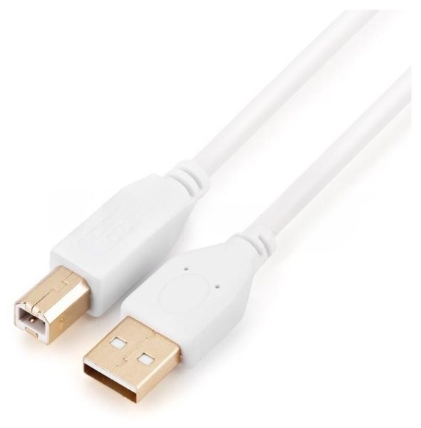Кабель а/в GoPower Длина 1.8 м Разъемы USB A (M)-USB B (M) белый 00-00028931