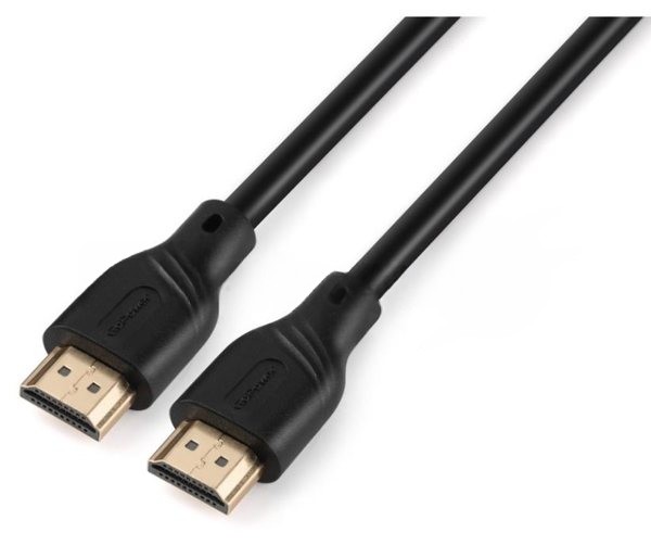 Кабель а/в GoPower Длина 1.5 м Разъемы HDMI (m)-HDMI (m) черный 00-00029041