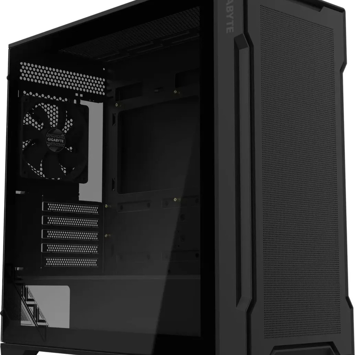 Компьютерный корпус Gigabyte C102B Gb-C102G, без БП MicroATX 5x120мм 4x140мм 2xUSB 3.0 audio bott PSU, черный