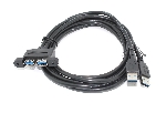 Кабель USB 2.0 для монтажа на корпус 1,5 м