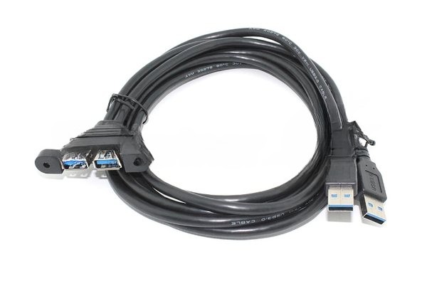 Кабель USB 2.0 для монтажа на корпус 1,5 м