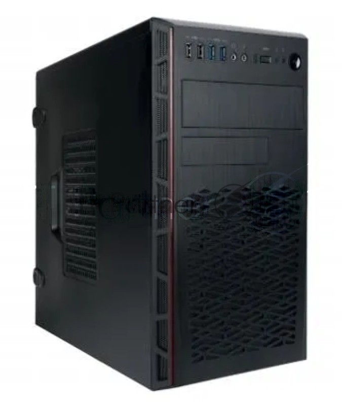 Компьютерный корпус IN WIN 6196819 MiniTower mATX 12 Вт Цвет черный EMR065/6196819