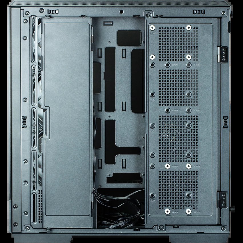 Компьютерный корпус ZALMAN P50 DS, ATX, черный, WINDOW, 2x3.5", 3x2.5", 1xUSB TYPE-C, 2xUSB 3.0, SIDE 3x120мм ARGb, REAR 1x120мм ARGb