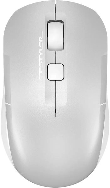 Мышь беспроводная A4Tech Fstyler FB26CS Air2 серебристый, 2000 dpi, Bluetooth / USB, Bluetooth / радиоканал, кнопки - 4