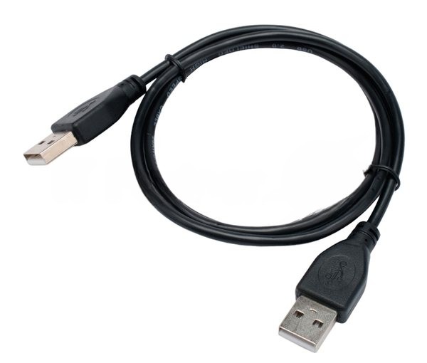Кабель USB2.0 Cablexpert CC-USB2-AMAM-1M, AM/AM, экран, 28/26AWG, медь, Pro, 1м, черный, пакет