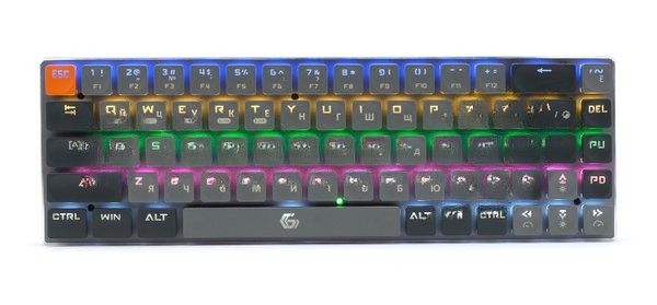 Клавиатура беспроводная Gembird KBW-7 Bluetooth, USB серая